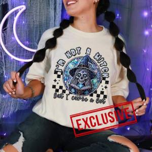 I'M NOT A WITCH BUT I CURSE A LOT *OLLIE & CO. EXCLUSIVE* - DTF TRANSFER