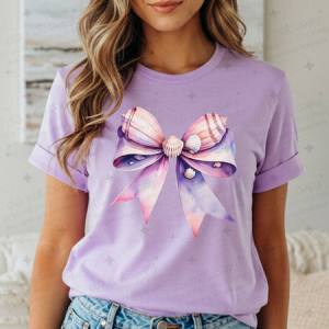 COQUETTE SEASHELL BOW - DTF TRANSFER