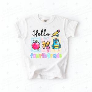 COQUETTE HELLO FOURTH GRADE - DTF TRANSFER
