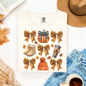 COQUETTE FALL BASICS GRID - DTF TRANSFER