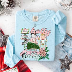 HOLLY JOLLY - DTF TRANSFER