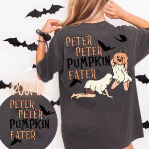 PETER PETER PUMPKIN EATER - FRONT+BACK - DTF TRANSFER