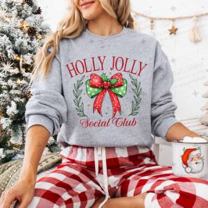 COQUETTE HOLLY JOLLY SOCIAL CLUB - DTF TRANSFER