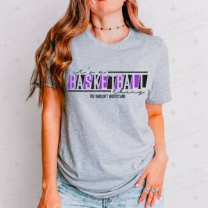 IT'S A BASKETBALL THING - PURPLE/BLACK - DTF TRANSFER