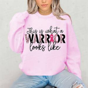 THIS IS WHAT A WARRIOR LOOKS LIKE - DTF TRANSFER