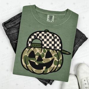 CAMO JACK O LANTERN - DTF TRANSFER