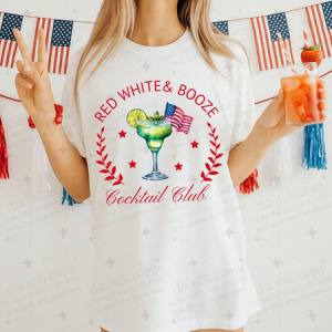 RED WHITE & BOOZE - DTF TRANSFER
