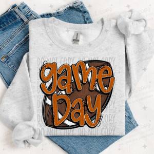 GAME DAY - BURNT ORANGE - DTF TRANSFER