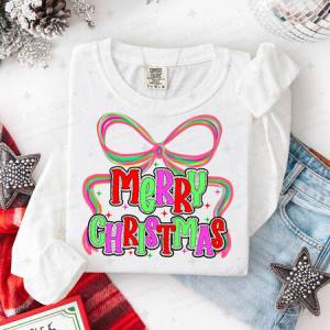 COQUETTE MERRY CHRISTMAS - DTF TRANSFER