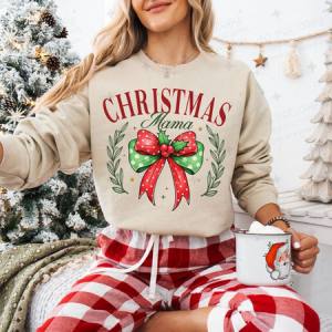 COQUETTE CHRISTMAS MAMA - DTF TRANSFER