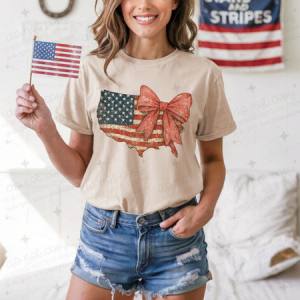 COQUETTE MAP OF AMERICA - DTF TRANSFER