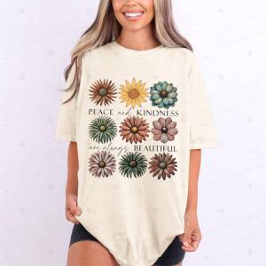 PEACE AND KINDNESS - DTF TRANSFER