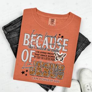 I AM LOVED - DTF TRANSFER