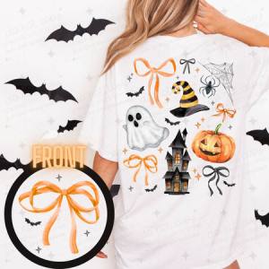 COQUETTE HALLOWEEN COLLAGE - FRONT+BACK - DTF TRANSFER