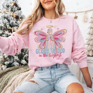 GLORY TO GOD IN THE HIGHEST - DTF TRANSFER