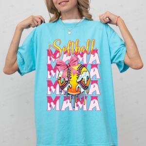 COQUETTE SOFTBALL MAMA - DTF TRANSFER