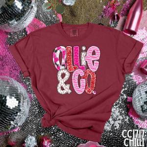 HAND LETTERED VALENTINE'S NAMES - MOCKUP ONLY