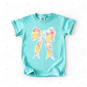 COQUETTE BACK TO SCHOOL APPLE BOW - DTF TRANSFER