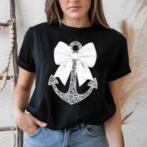 COQUETTE ANCHOR - FAUX LACE - DTF TRANSFER