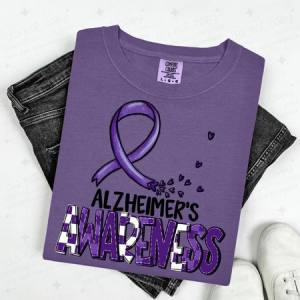 ALZHEIMER'S AWARENESS - DTF TRANSFER