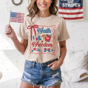 COQUETTE FAITH & FREEDOM - DTF TRANSFER