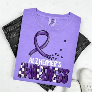 ALZHEIMER'S AWARENESS - DTF TRANSFER