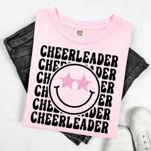 CHEERLEADER - FAUX GLITTER - DTF TRANSFER