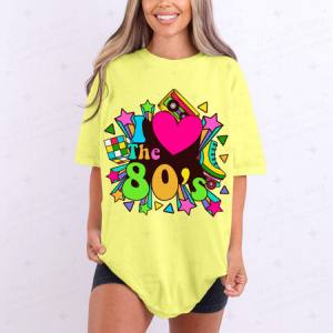 I LOVE THE 80'S - DTF TRANSFER