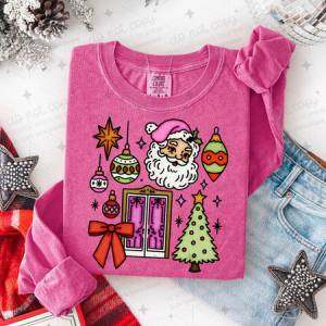 COQUETTE CHRISTMAS DOODLE - DTF TRANSFER