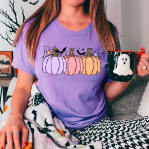 PASTEL PUMPKIN TRIO - DTF TRANSFER