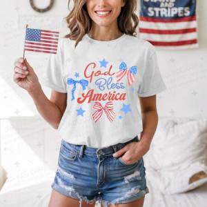 COQUETTE GOD BLESS AMERICA - DTF TRANSFER