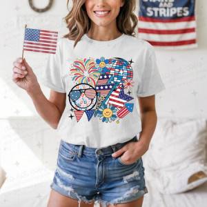 RETRO 4TH OF JULY - DTF TRANSFER