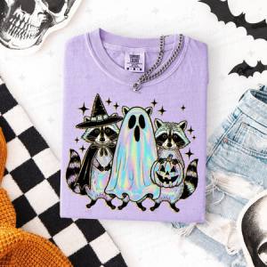 IRIDESCENT FERAL HALLOWEEN - DTF TRANSFER