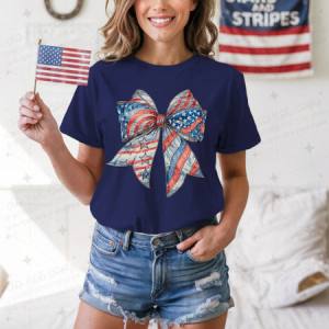COQUETTE AMERICAN FLAG - DTF TRANSFER