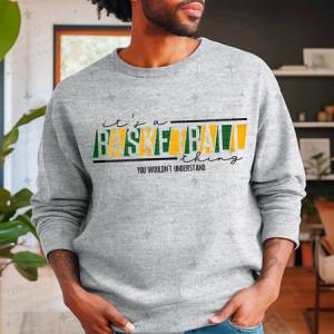 IT'S A BASKETBALL THING - GREEN/YELLOW - DTF TRANSFER