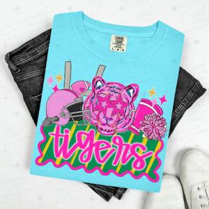 TIGERS - FAUX GLITTER - DTF TRANSFER