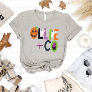 HALLOWEEN BLOCK CUSTOM NAMES - MOCKUP ONLY