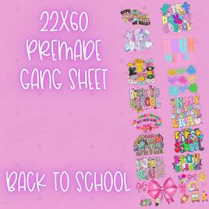 BACK TO SCHOOL - 22X60 - PREMADE GANG