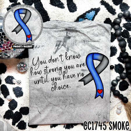 YOU DON'T KNOW HOW STRONG YOU ARE - FRONT+BACK - DTF TRANSFER