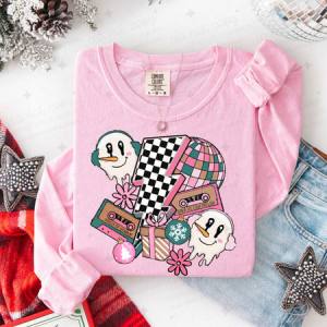 RETRO SNOWMEN - DTF TRANSFER