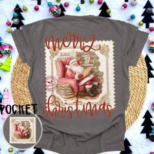 MERRY CHRISTMAS - FRONT+BACK - DTF TRANSFER