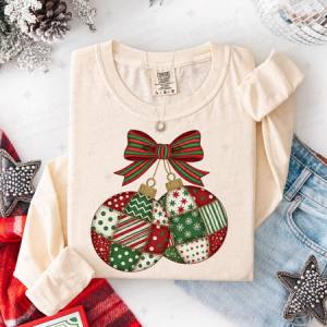 COQUETTE CHRISTMAS ORNAMENTS - DTF TRANSFER