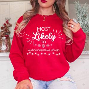 WATCH CHRISTMAS MOVIES - DTF TRANSFER