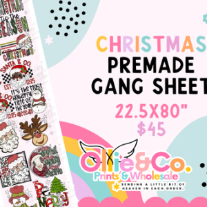 CHRISTMAS - 22.5X80 - PREMADE GANG