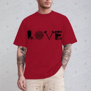 FIREFIGHTER LOVE - DTF TRANSFER