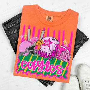 EAGLES - FAUX GLITTER - DTF TRANSFER