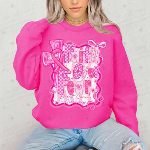 COQUETTE FAITH OVER FEAR - DTF TRANSFER