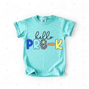 HELLO PRE-K - DTF TRANSFER