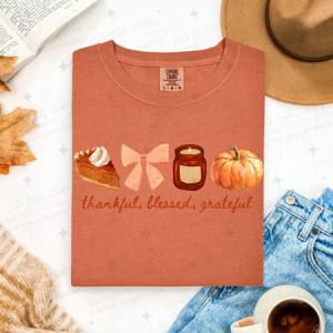 COQUETTE THANKFUL BLESSED GRATEFUL - DTF TRANSFER