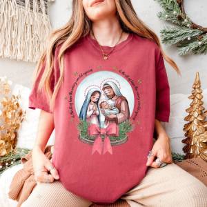 COQUETTE A THRILL OF HOPE THE WEARY WORLD REJOICES - DTF TRANSFER